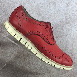 RARE Dorothy Gaynor ZeroGrand Red Wingtip Mens 10!